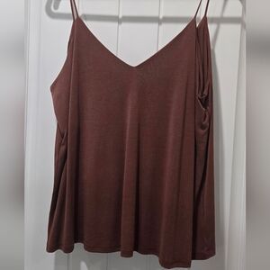 Carly Jean Los Angeles Brown Women's Camisole Top